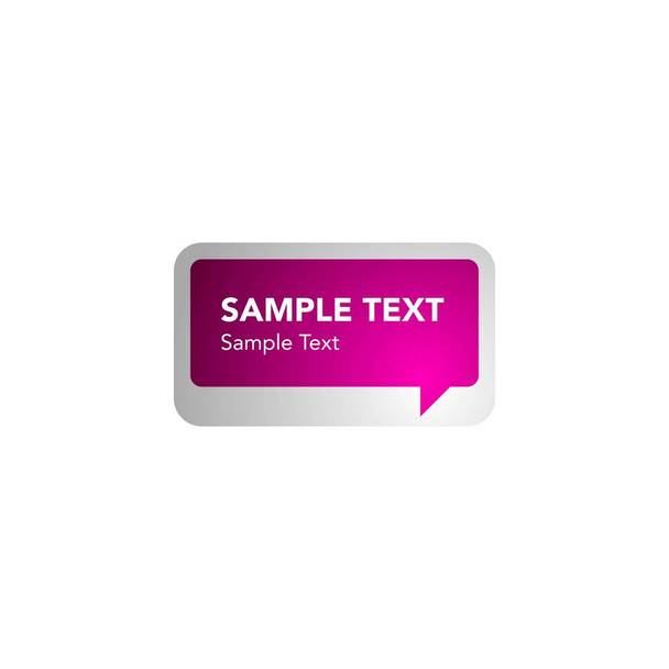 bubble chat logo design vector - Vetor, Imagem
