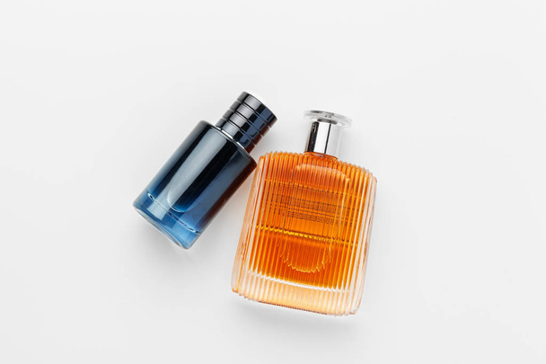 Set of luxury perfume bottles. Isolated on white background - Фото, зображення
