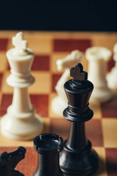 chess on board business concept - Фото, зображення