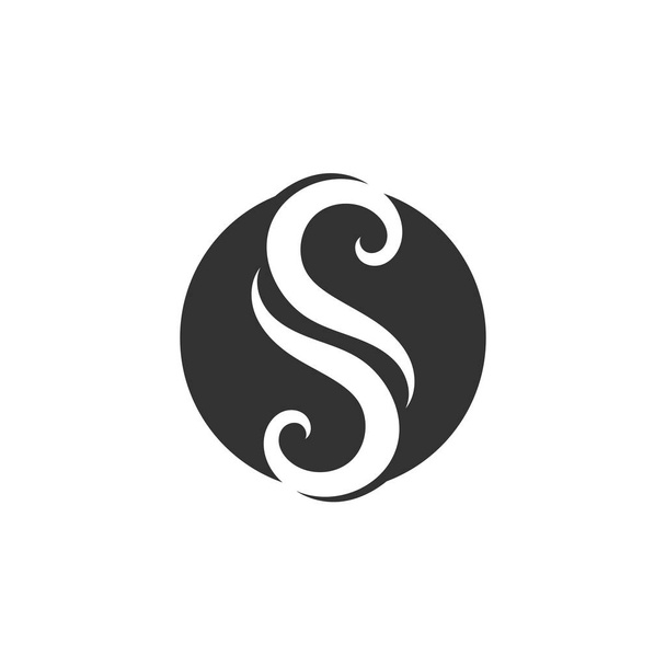 S logotipo e símbolos modelo vetor ícone
 - Vetor, Imagem