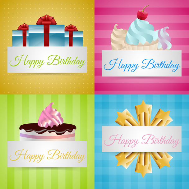 Illustration for happy birthday - Vector, Image