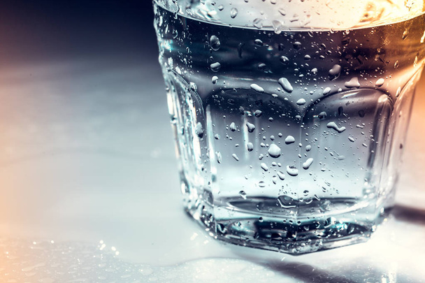 Glass of water close up - Foto, Imagem