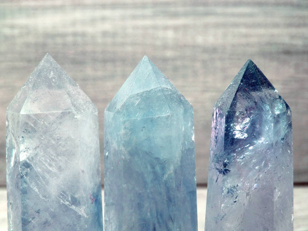 Aquamarin Edelstein Kristall Quarz mineralischen geologischen Hintergrund - Foto, Bild