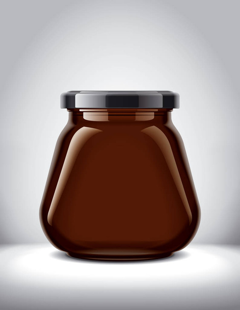 Скляний Jar Mockup на тлі
 - Фото, зображення