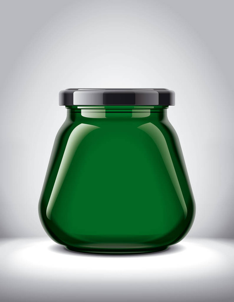 Скляний Jar Mockup на тлі
 - Фото, зображення