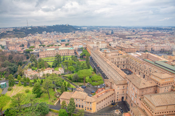 Aerial view of famous Vatican architecture  - Fotografie, Obrázek