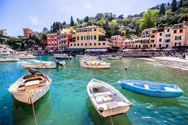 Portofino, an Italian famous holiday resort. - Фото, изображение
