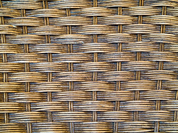 Woven wicker or chair texture for background use - Photo, Image