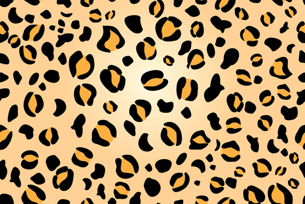 Seamless beautiful animal pattern leopard print - Vector, Image