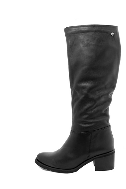 Fehér alapon fekete női boot - Fotó, kép
