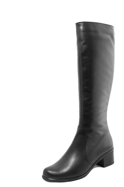 Black female boot on a white background - Photo, Image