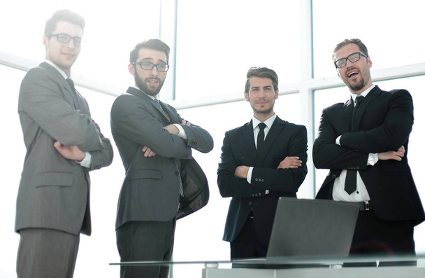 group of business people standing in the office. - Fotografie, Obrázek