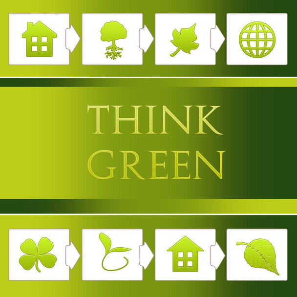 Yeşil düşünün - Fotoğraf, Görsel