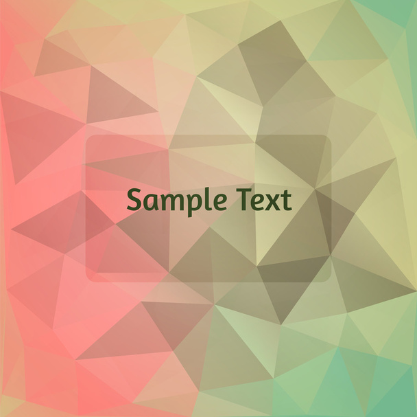 Polygon design stylized vector abstract background - Вектор, зображення