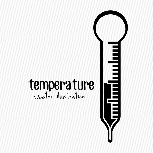 ikona temperatury - Wektor, obraz