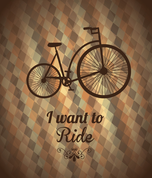i want to ride - Vektor, Bild