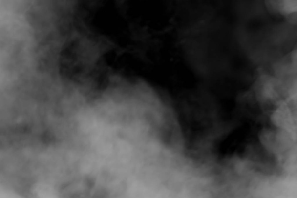 arka plan duman eğrileri ve dalga siyah arka plan üzerinde - Fotoğraf, Görsel