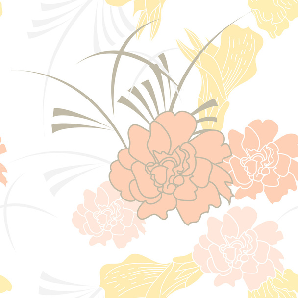 Romantic floral seamless wallpaper - Вектор, зображення