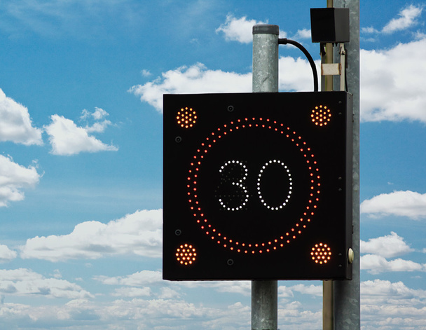 Traffic Calming speed sign - Photo, Image