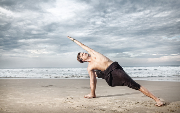 Yoga on the beach - Foto, Imagem