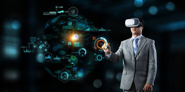Virtual reality experience. Technologies of the future. - Φωτογραφία, εικόνα