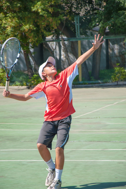Championship tennis among Juniors - Photo, Image