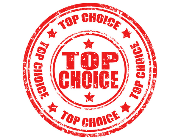 Top choice-stamp - Vector, Image
