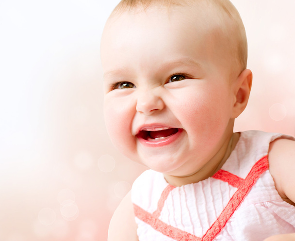 Baby. Cute Smiling Baby Girl - Φωτογραφία, εικόνα