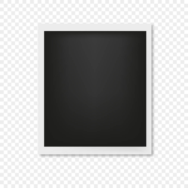 foto card con ombra su sfondo trasparente
 - Vettoriali, immagini