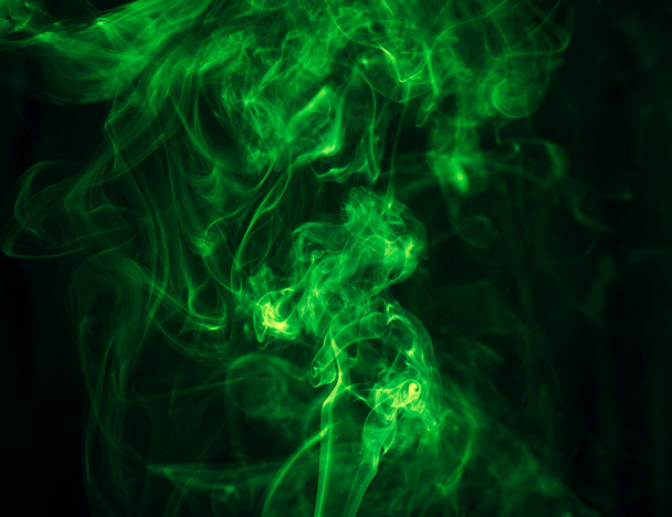 Green smoke. - Foto, Imagem