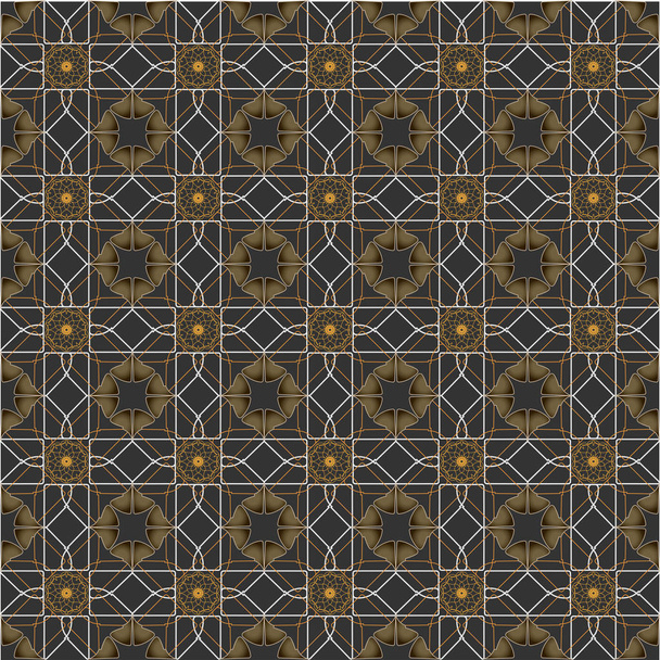 abstract vintage naadloos patroon - Vector, afbeelding