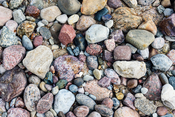 zee stenen achtergrond - Foto, afbeelding