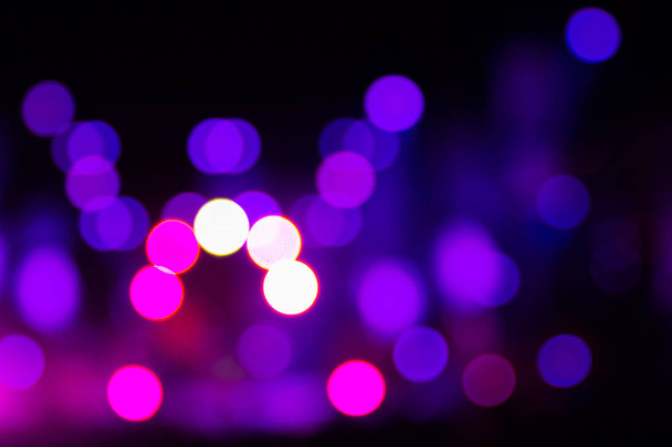 Bokeh abstracto desenfocado luz púrpura para el fondo
 - Foto, Imagen
