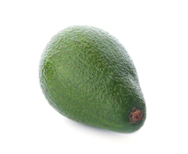 Ripe avocado on white background. Tropical fruit - Fotografie, Obrázek