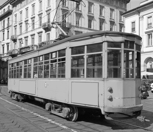 Tranvía Vintage, Milán
 - Foto, Imagen