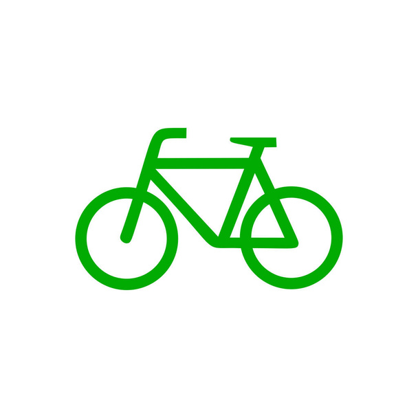自転車と背景 - ベクター画像