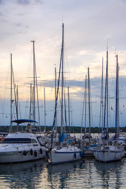 Sailboats in the harbor - Photo, Image
