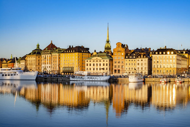 Blick auf Stockholm Schweden am frühen Morgen - Foto, Bild