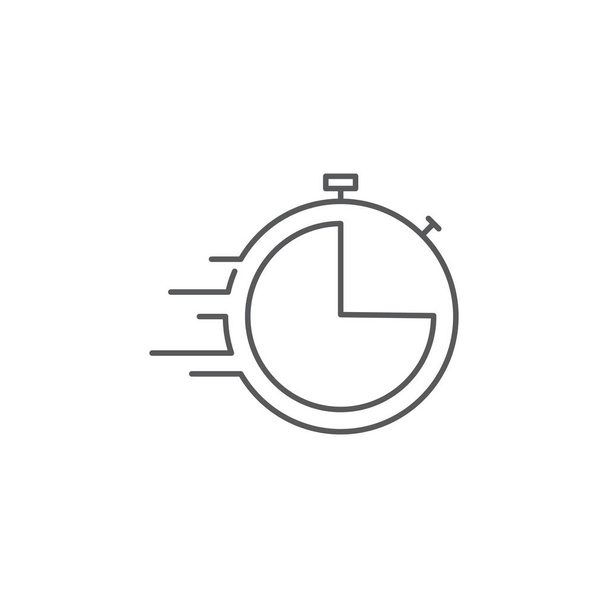 Symbole d'icône vectorielle minuterie isolé sur fond blanc
 - Vecteur, image