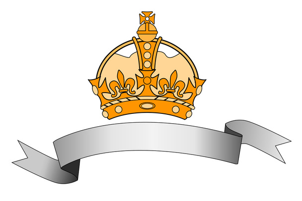 Crown and Ribbon - Photo, Image