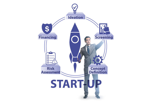 Concept de start-up et d'entrepreneuriat  - Photo, image