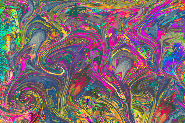 Soyut grunge sanat arkaplan dokusu renkli boya çıkıntıları ile - Fotoğraf, Görsel