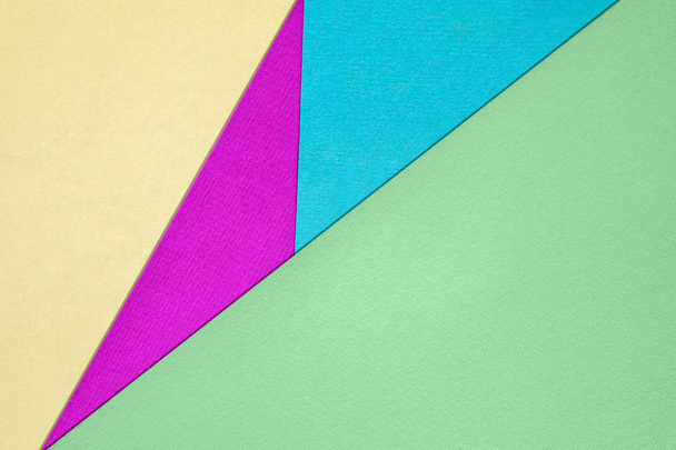 metin için yer ile farklı pastel renkli kağıt arka planlar - Fotoğraf, Görsel