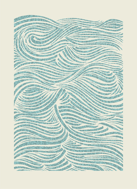 θαλάσσια κύματα - Διάνυσμα, εικόνα