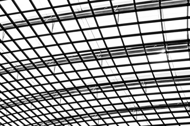 Abstrato janela de vidro telhado arquitetura exterior
 - Foto, Imagem