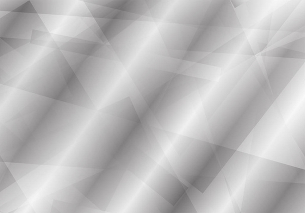 Abstraktní šedé a bílé pozadí EPS 10 geometrických vzorů pro technologické společnosti - Vektor, obrázek