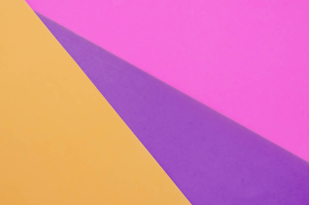 Color paper background overlapping of purple, pink and orange - Fotografie, Obrázek