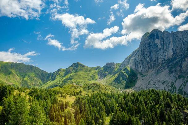 Summer day trekking in the Carnic Alps, Friuli Venezia-Giulia, I - Photo, Image