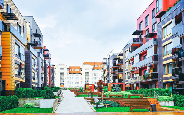 EU Quarter of apartment buildings - Photo, Image