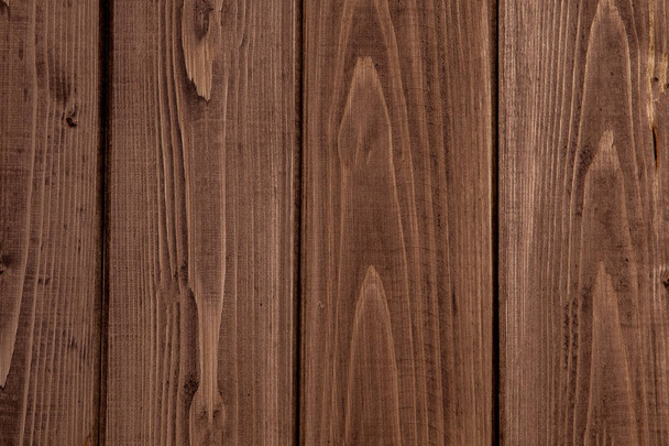 Wood texture, Natural dark brown wooden background - Foto, Bild